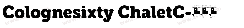 Colognesixty ChaletC字体转换